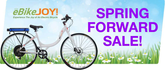 Spring Forward Sale on Awesome E-Bikes!