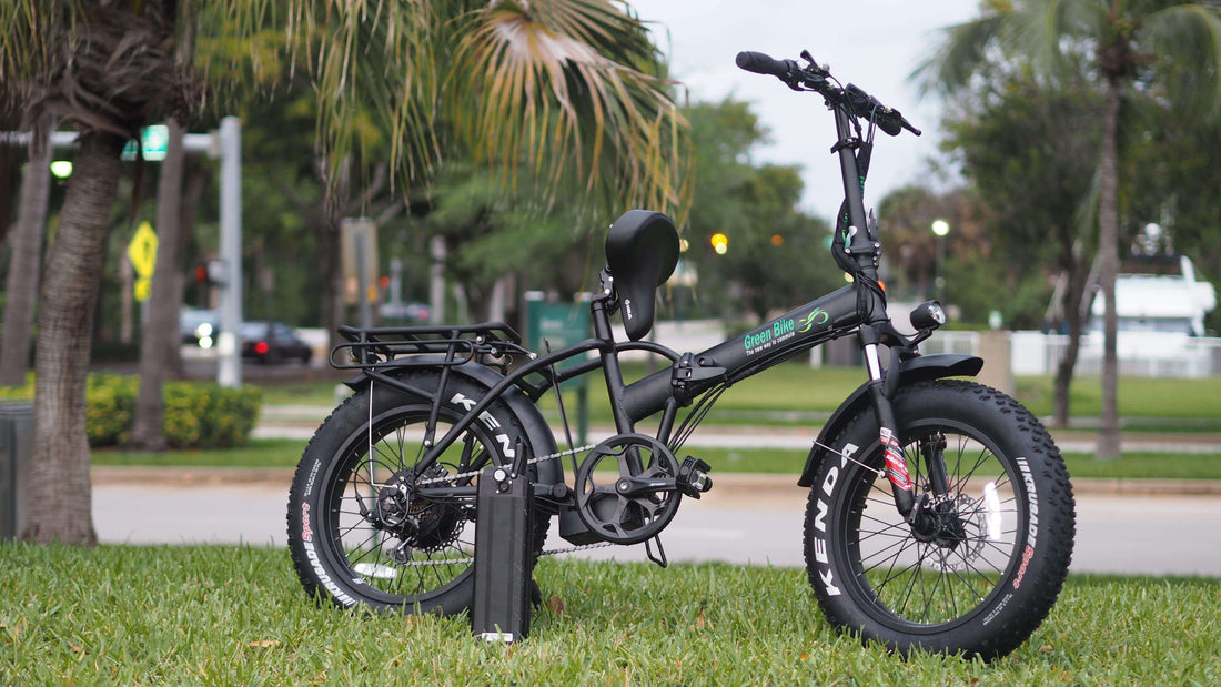 The Green Bike USA GB1 Fat Tire Folding Electric Bicycle