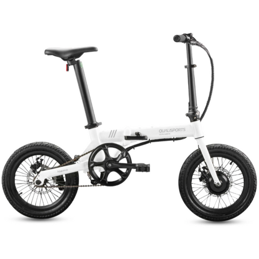 Qualisports Nemo Beach Cruiser Folding Cruiser Electric Bike