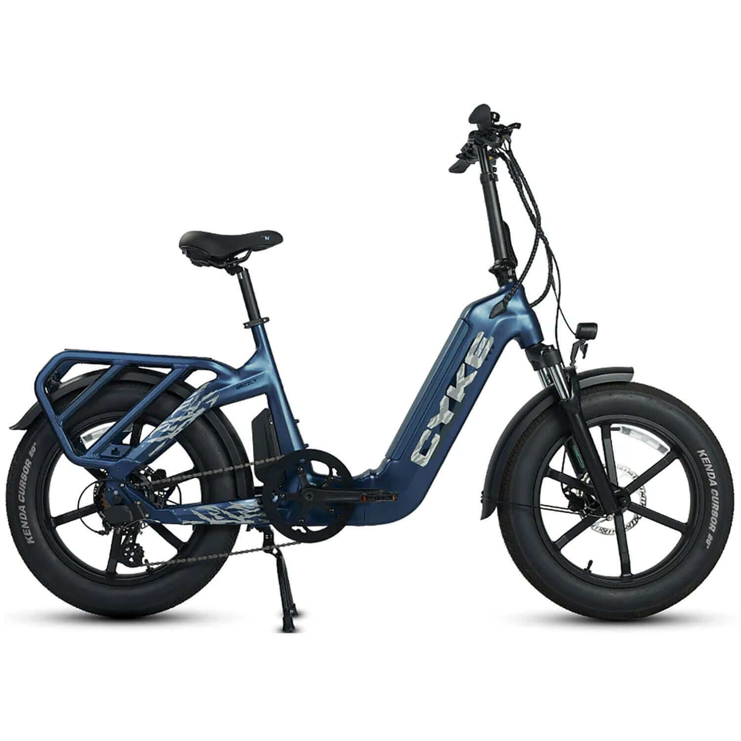 CYKE Grizzly Step-Thru Foldable Electric Bike