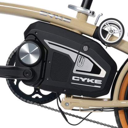 CYKE Kingfisher Mid-Drive Folding Electric Bike