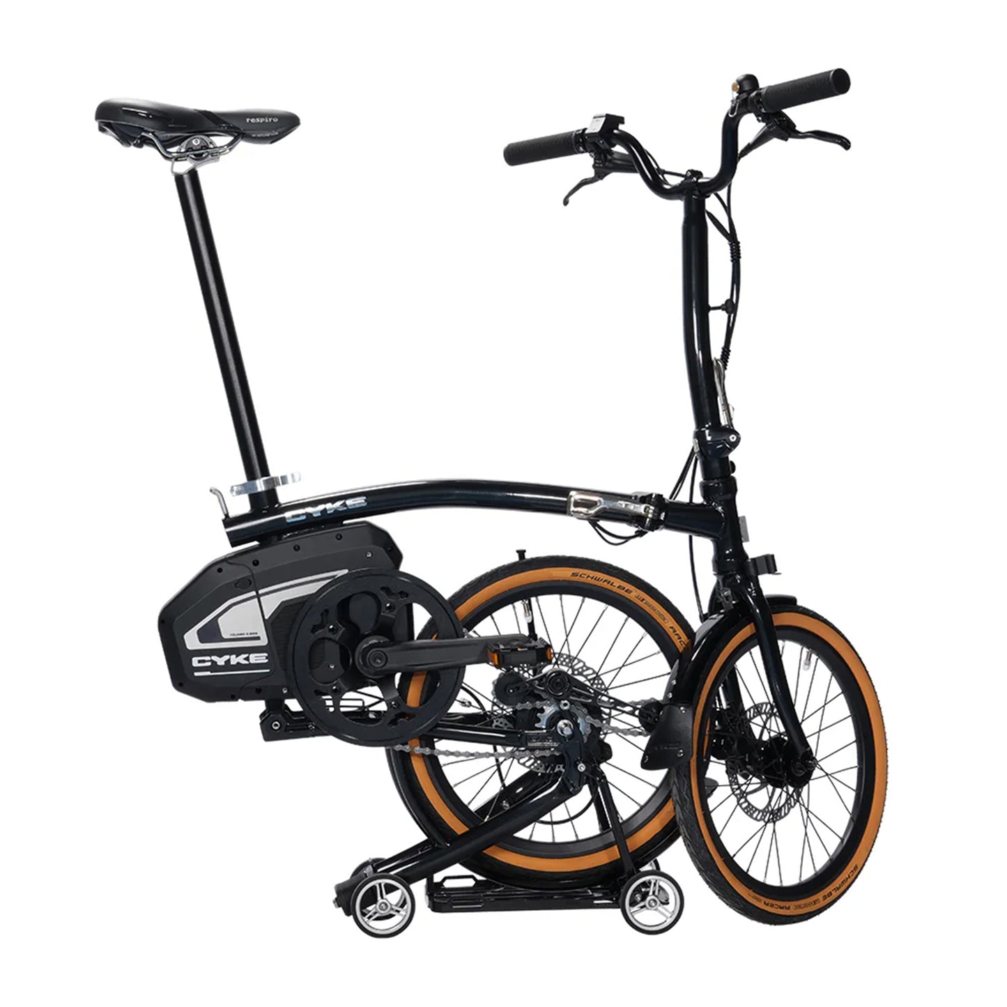 CYKE Kingfisher Mid-Drive Folding Electric Bike