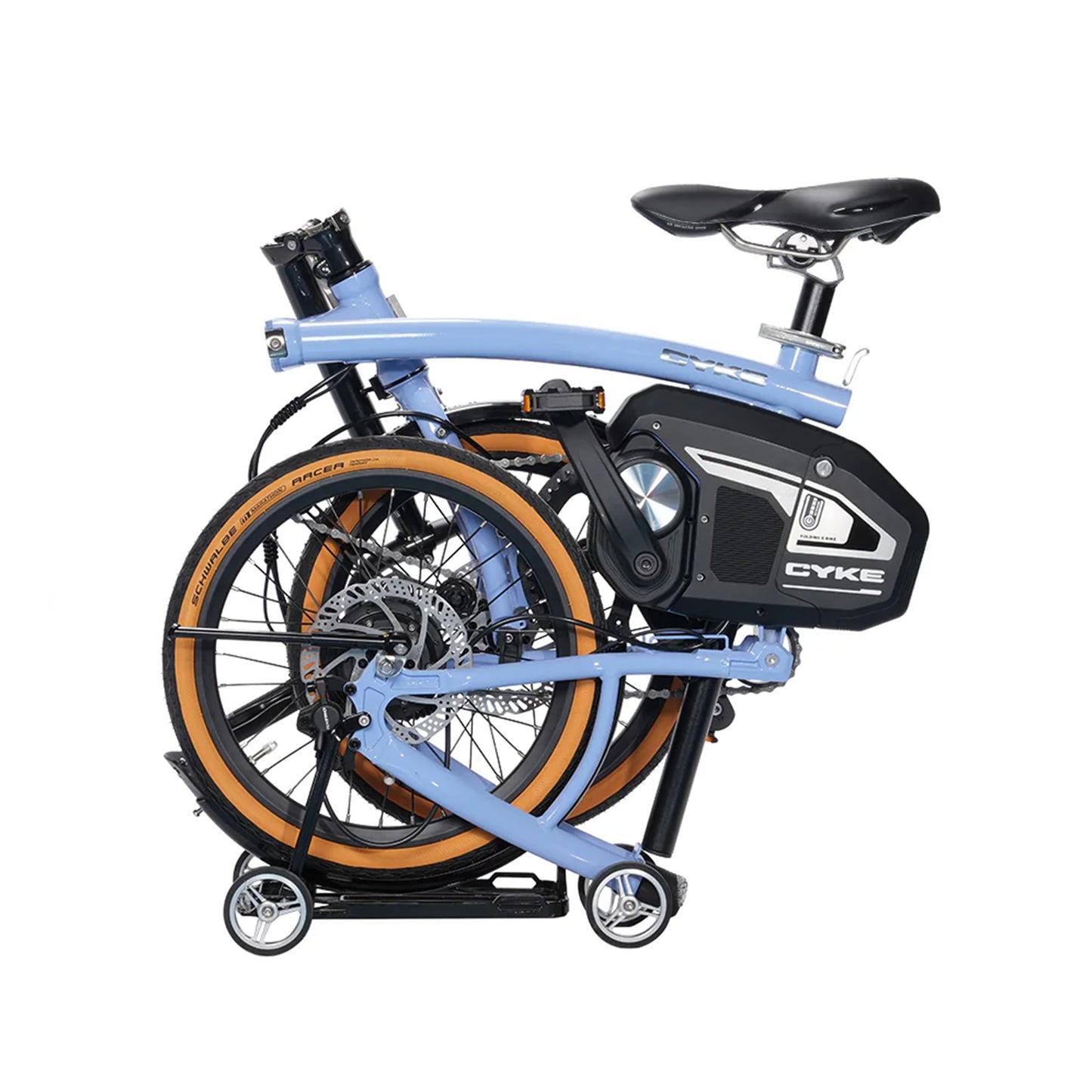 CYKE Kingfisher Mid-Drive Folding Electric Bike