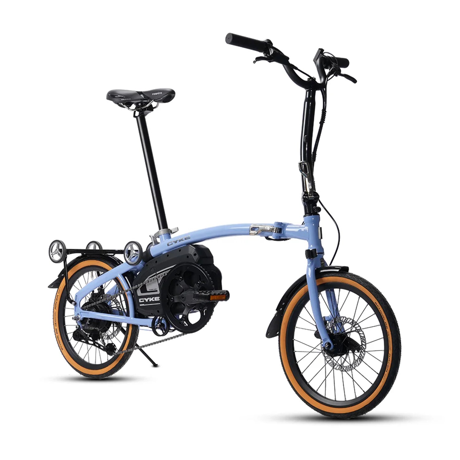 CYKE Kingfisher Mid-Drive Folding Electric Bike