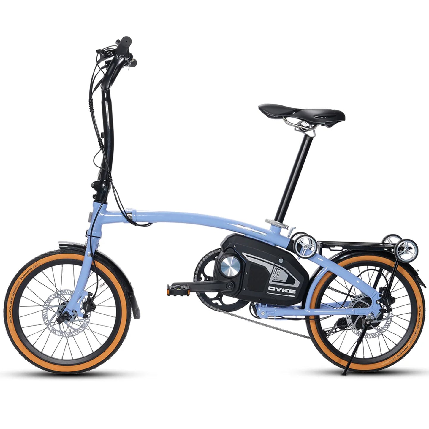 CYKE Kingfisher Mid-Drive Folding Electric Bike