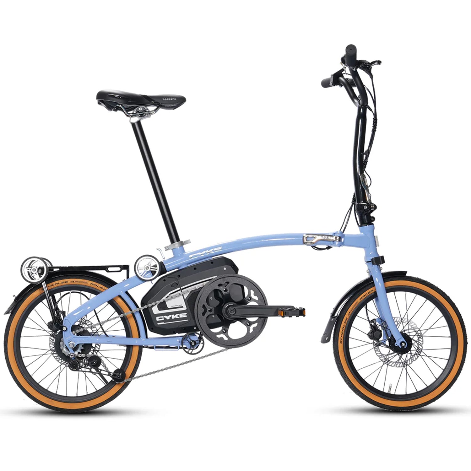 CYKE Kingfisher Mid-Drive Folding Electric Bike