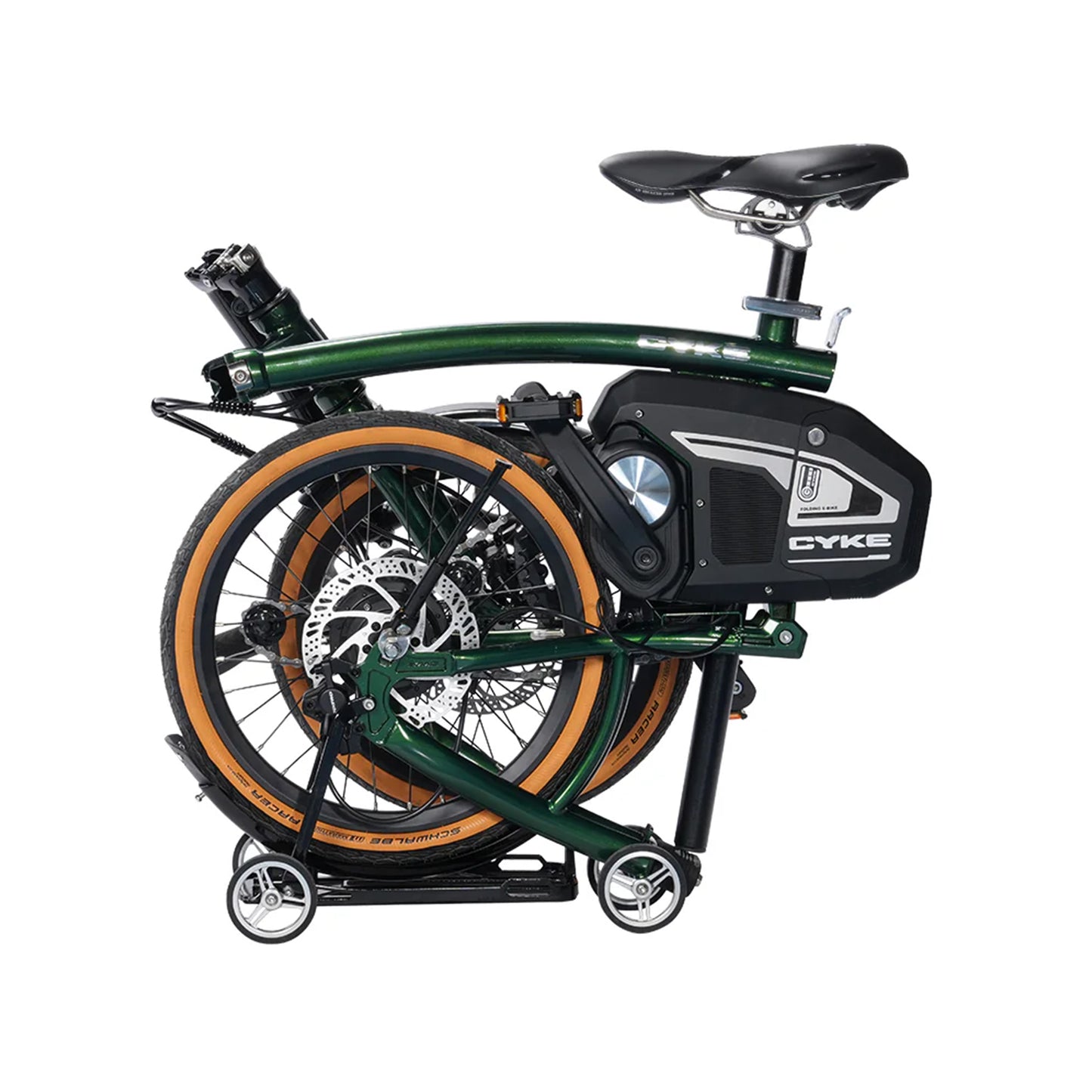 CYKE Kingfisher Mid-Drive Folding Electric Bike