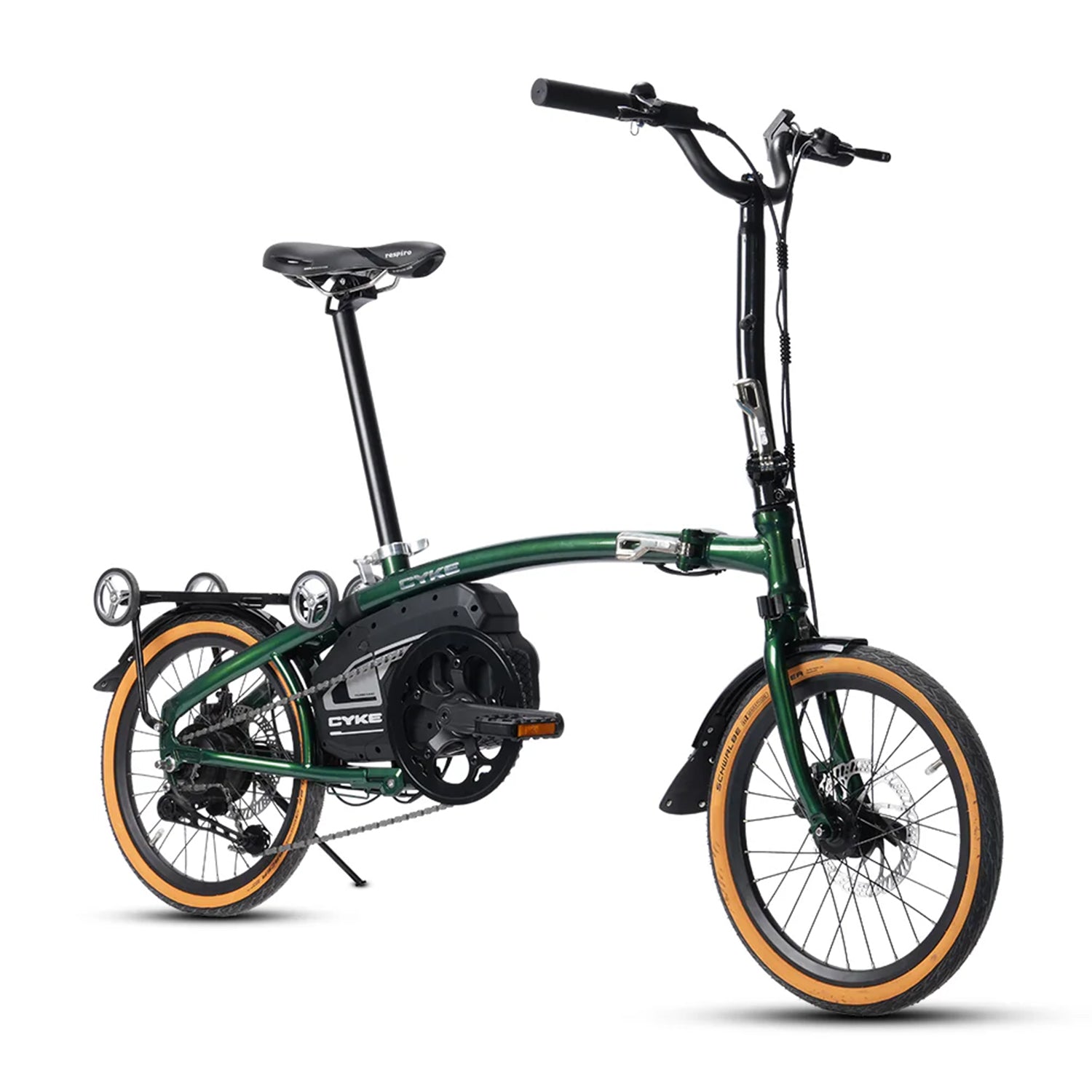 CYKE Kingfisher Mid-Drive Folding Electric Bike