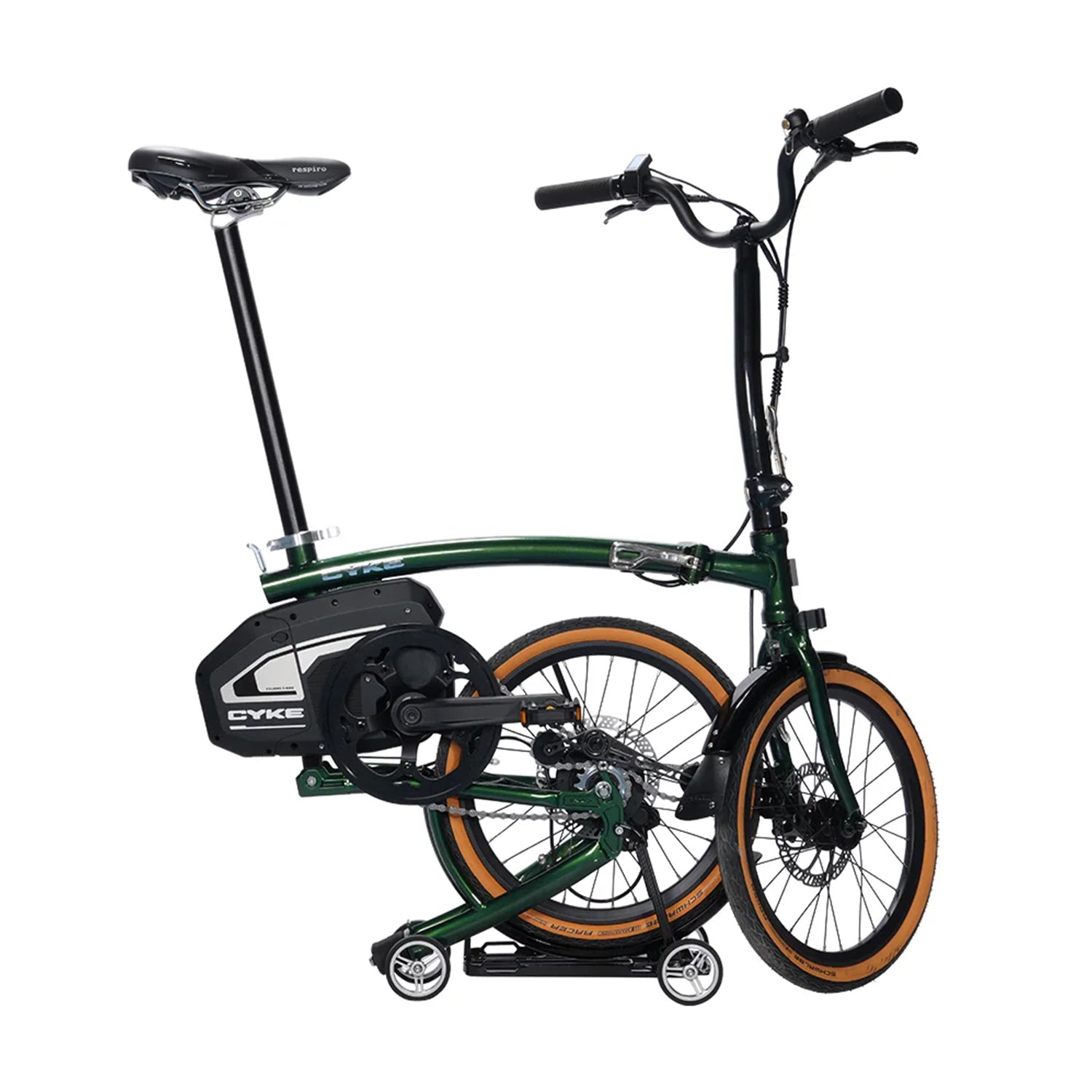 CYKE Kingfisher Mid-Drive Folding Electric Bike