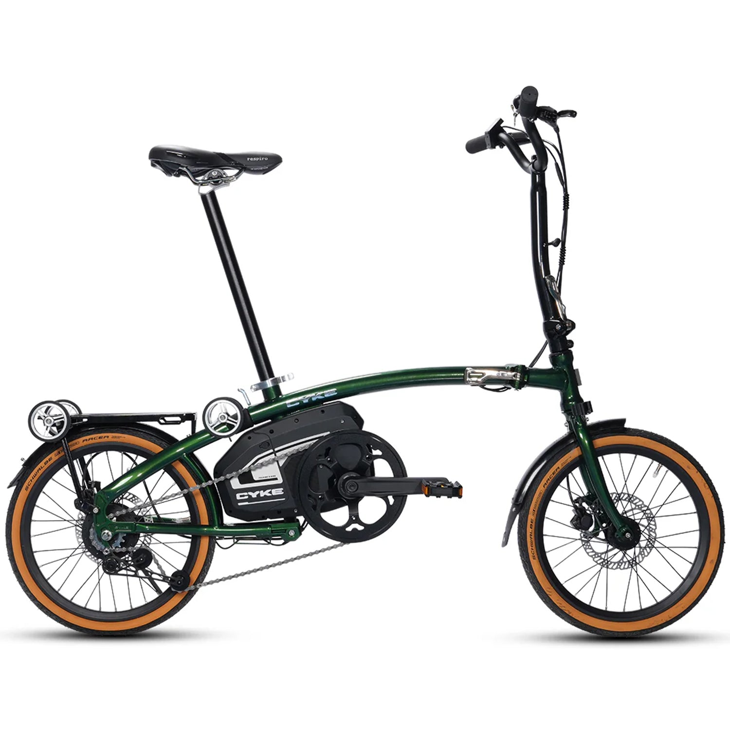 CYKE Kingfisher Mid-Drive Folding Electric Bike