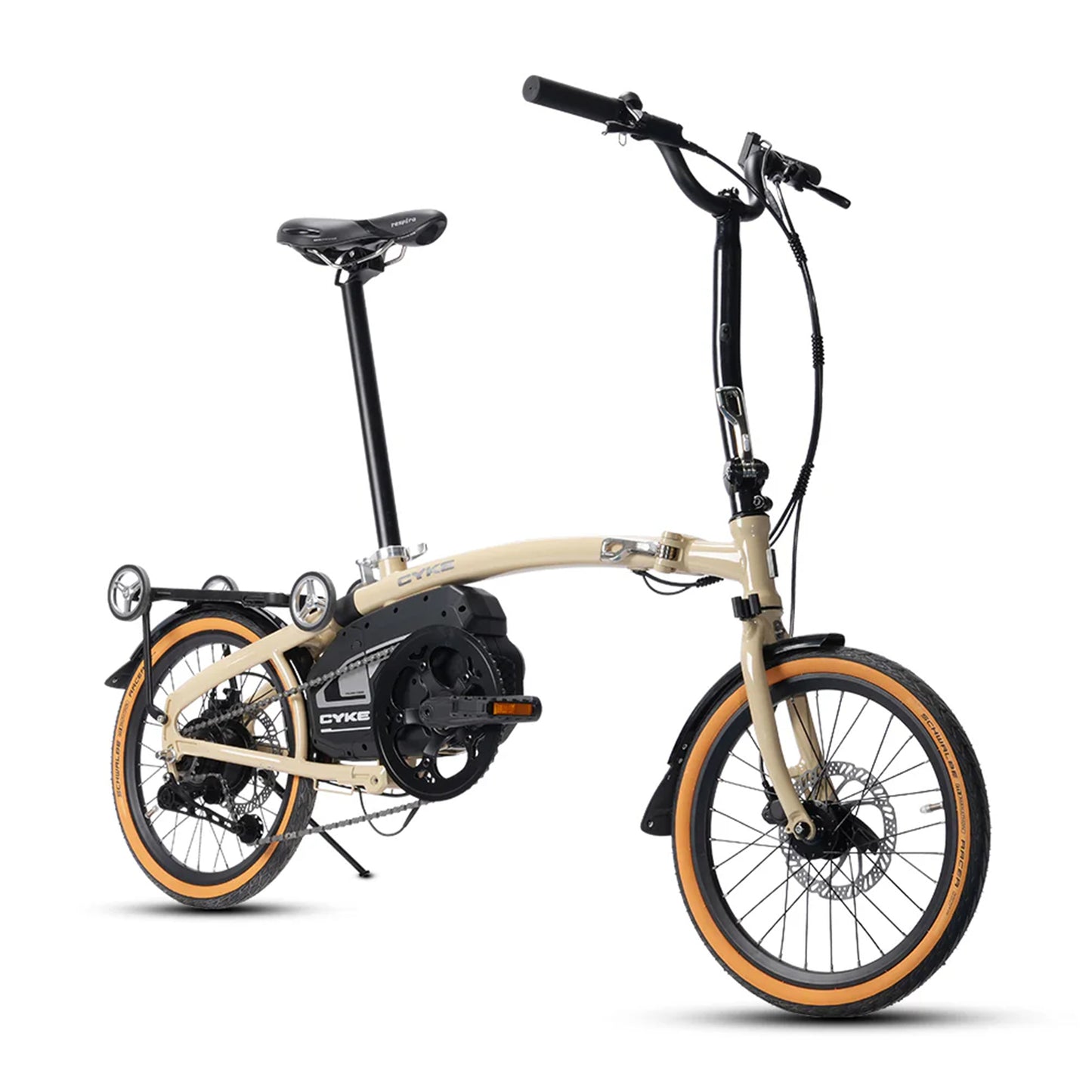 CYKE Kingfisher Mid-Drive Folding Electric Bike