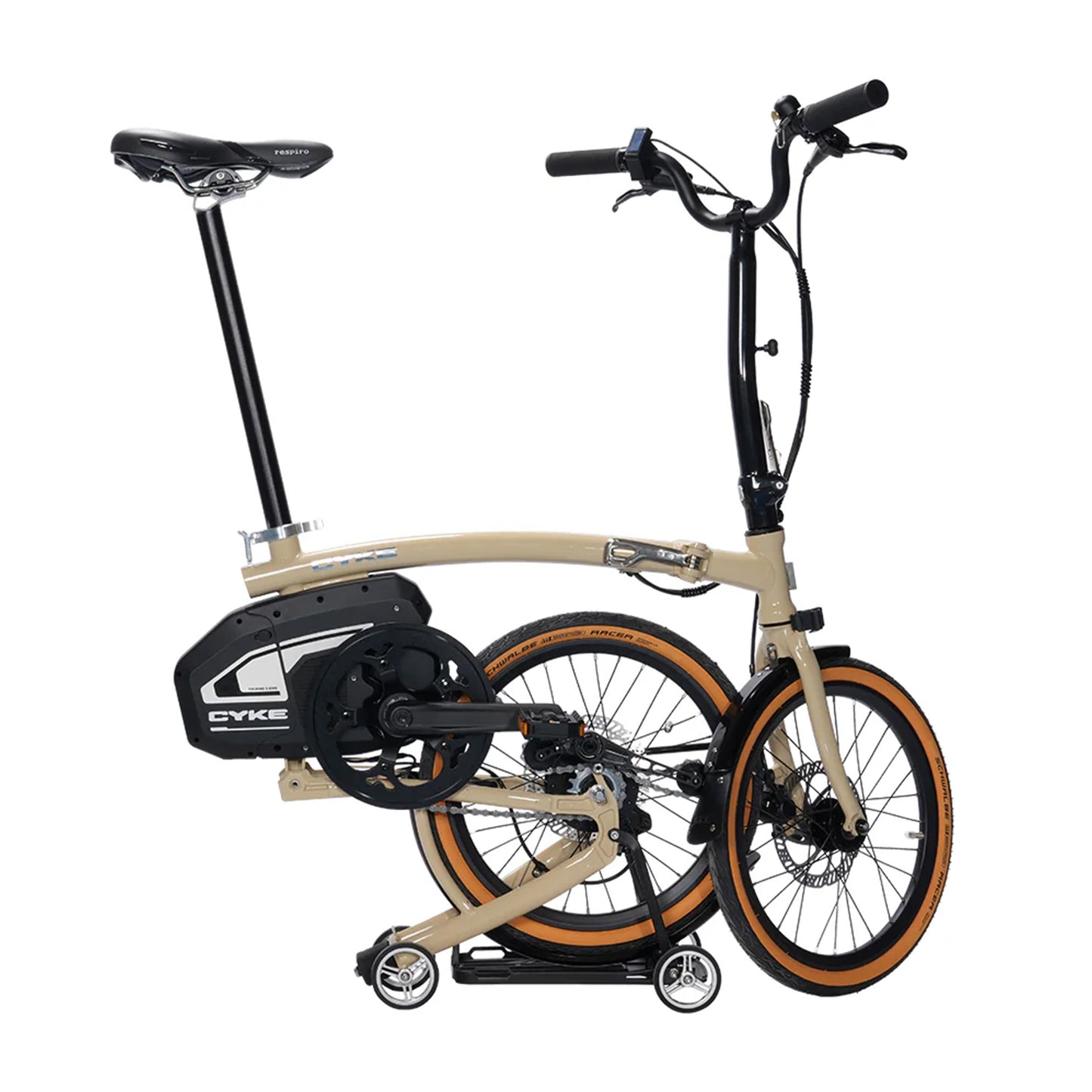 CYKE Kingfisher Mid-Drive Folding Electric Bike