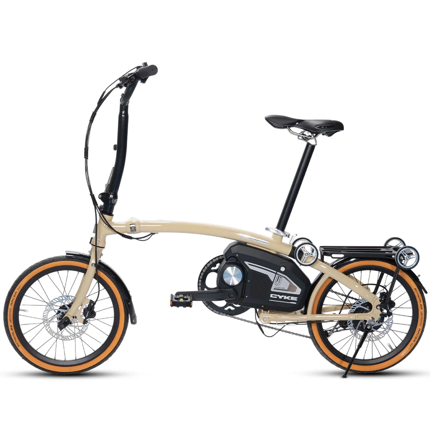 CYKE Kingfisher Mid-Drive Folding Electric Bike