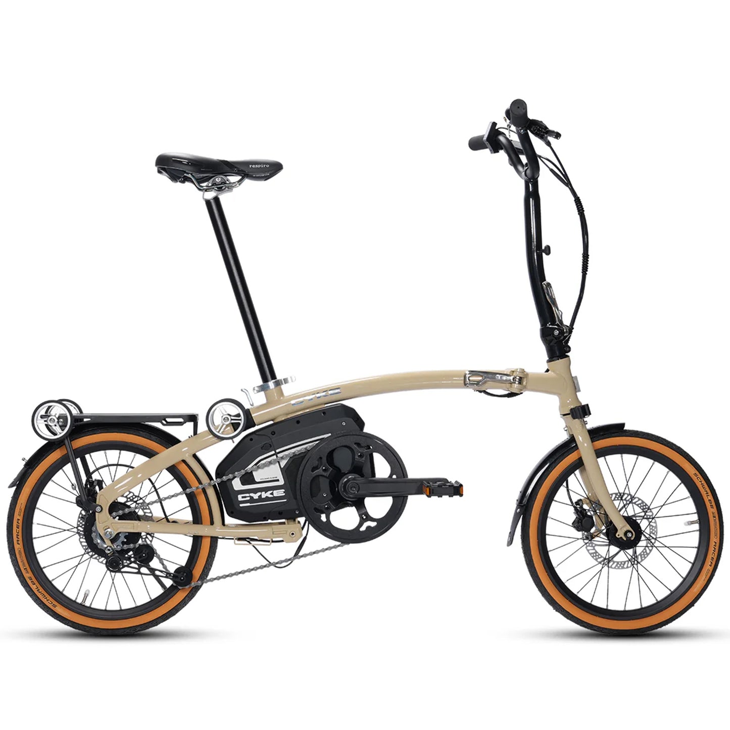 CYKE Kingfisher Mid-Drive Folding Electric Bike