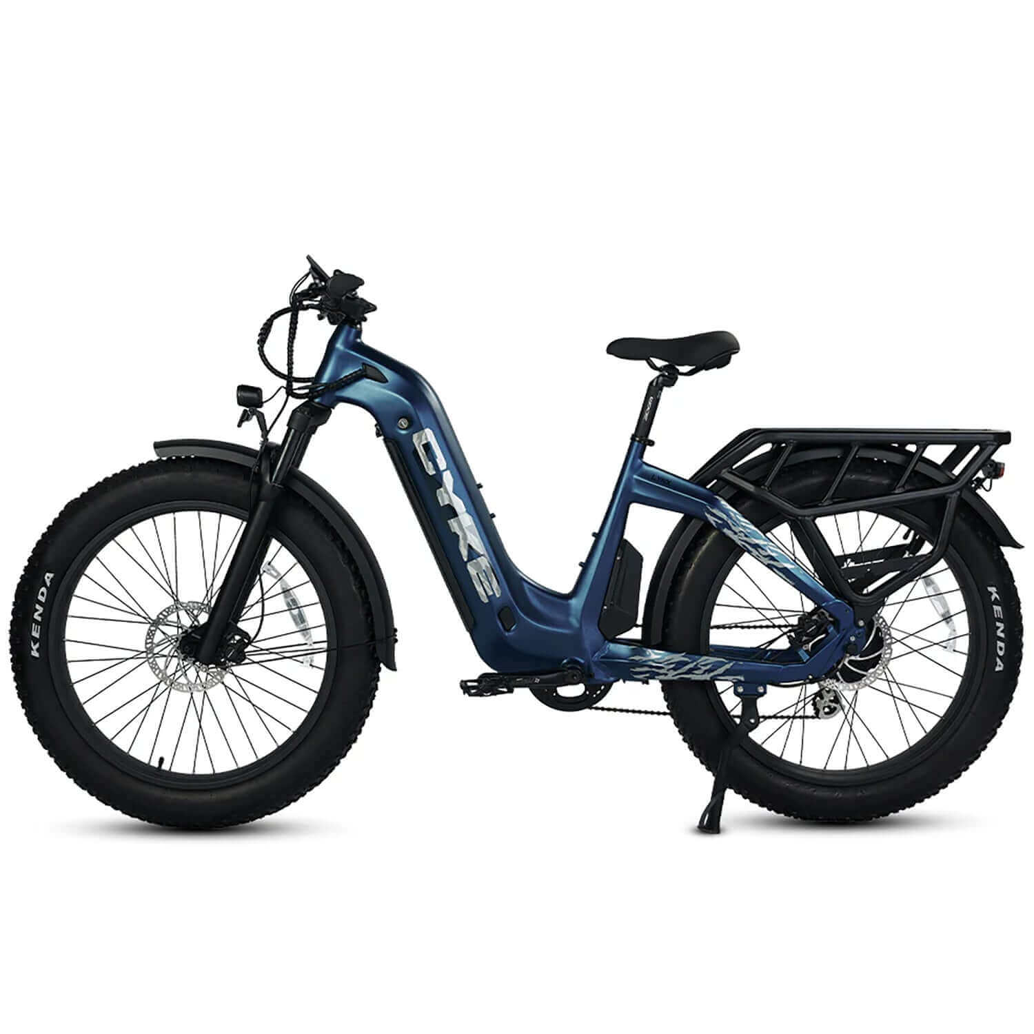 CYKE Lynx Step-Thru Fat Tire Commuter Electric Bike