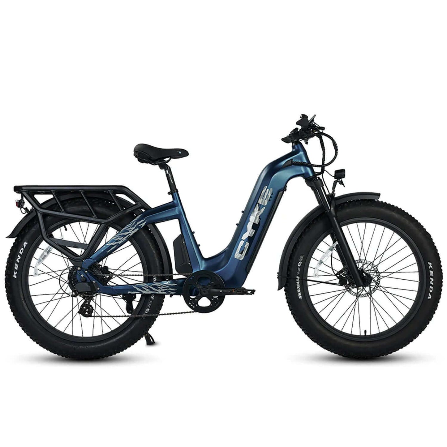 CYKE Lynx Step-Thru Fat Tire Commuter Electric Bike