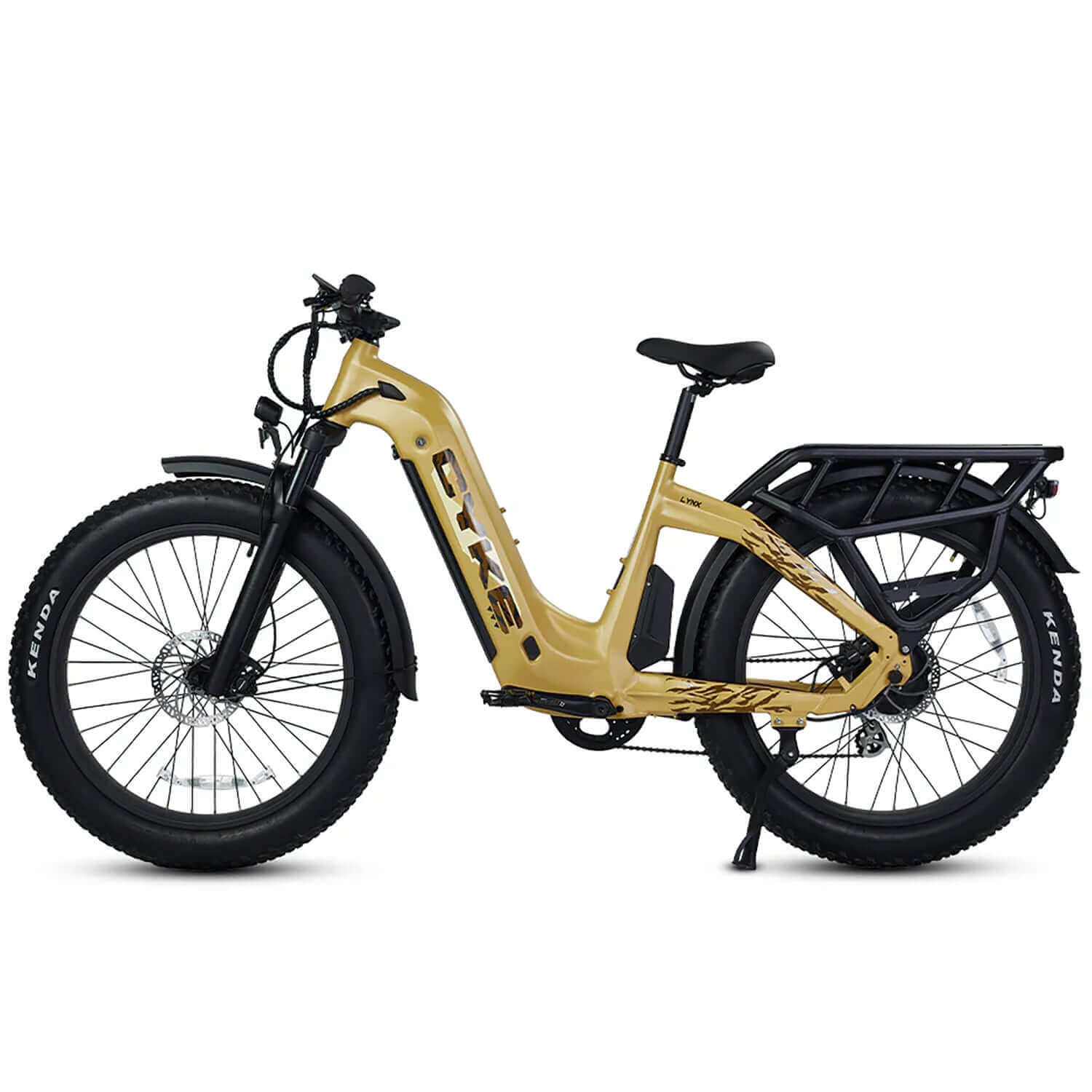 CYKE Lynx Step-Thru Fat Tire Commuter Electric Bike