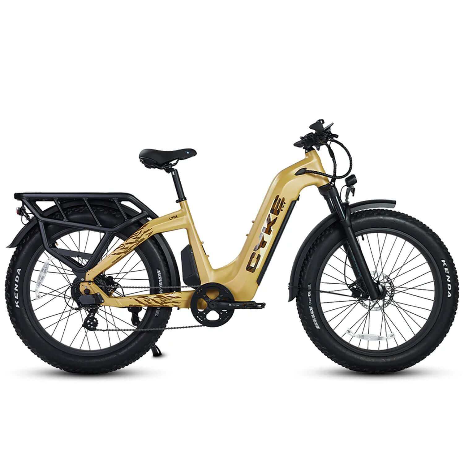 CYKE Lynx Step-Thru Fat Tire Commuter Electric Bike