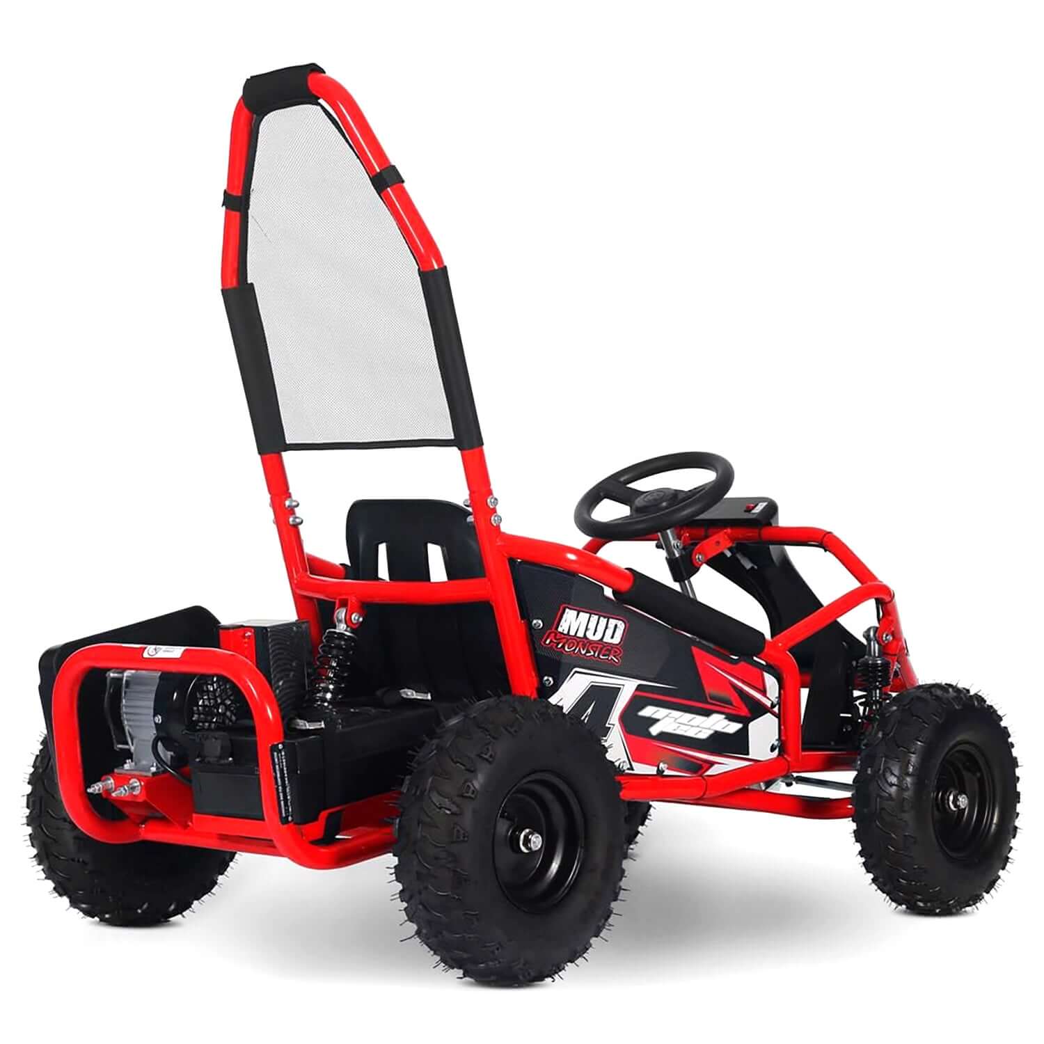 MotoTec Mud Monster Kids Electric Go Kart