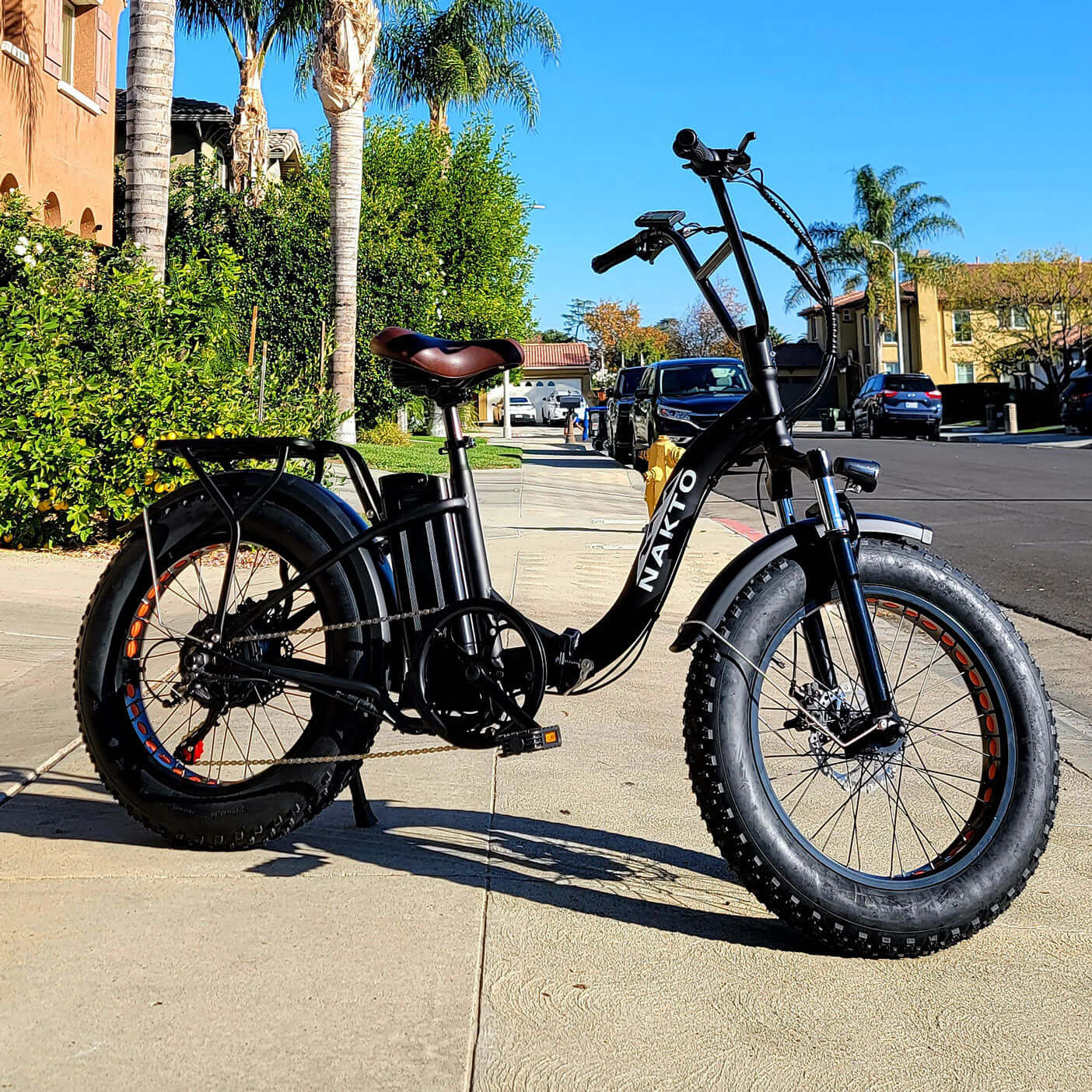 Nakto OX 20" Fat Tire Folding Electric Bicycle