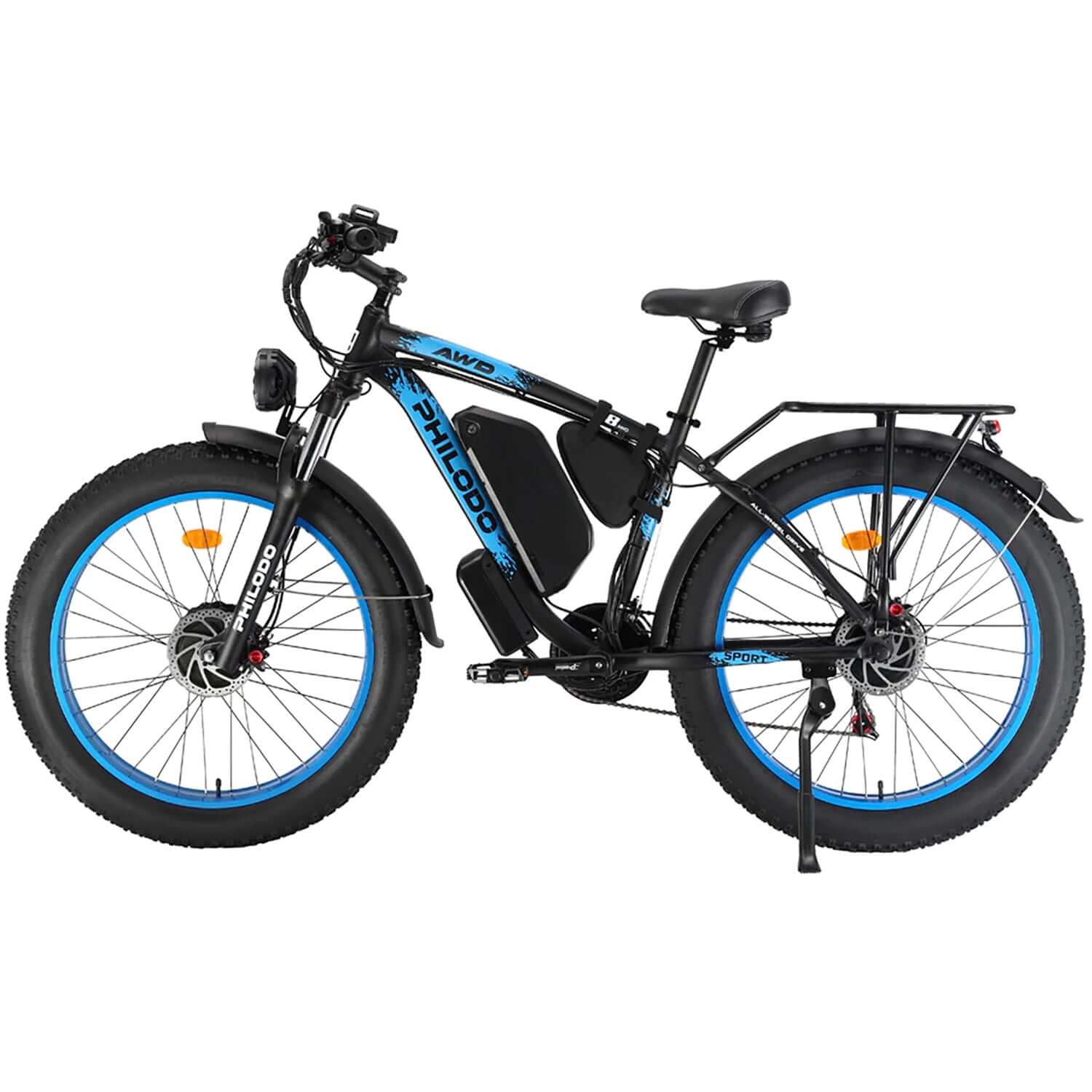 Philodo H8 Dual Motor Fat Tire Mountain Electric Bike