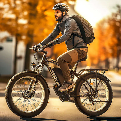 Philodo H8 Dual Motor Fat Tire Mountain Electric Bike