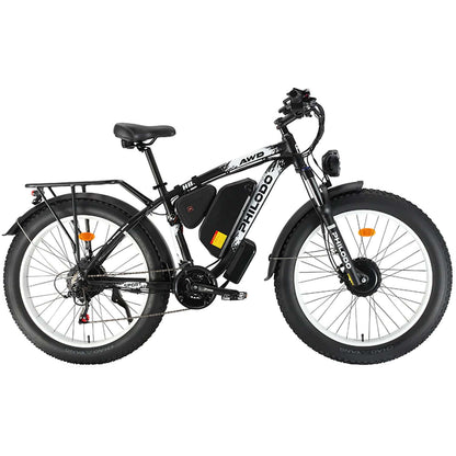 Philodo H8 Dual Motor Fat Tire Mountain Electric Bike