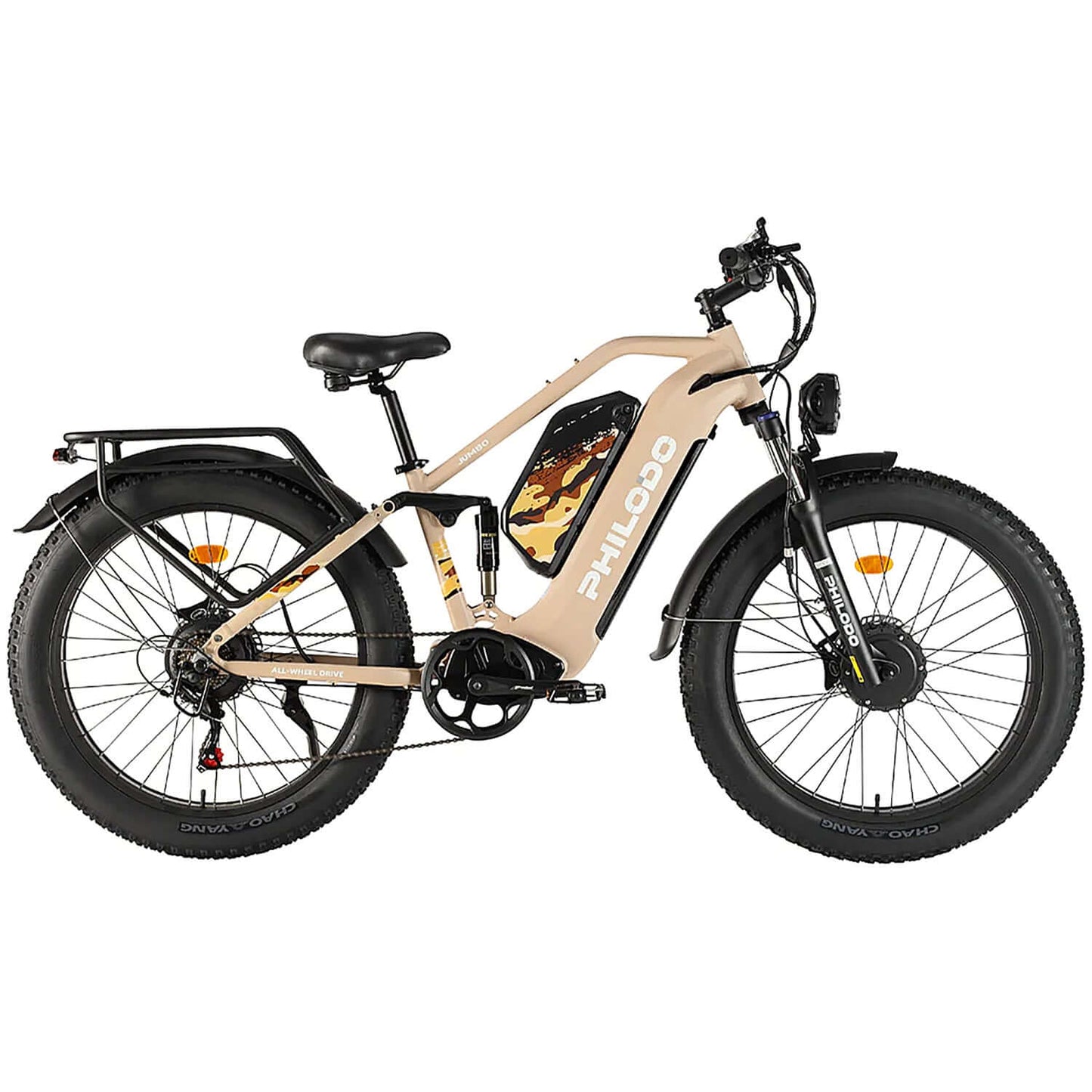 Philodo Jumbo Dual Motor-Dual Battery Full Suspension Electric Bike