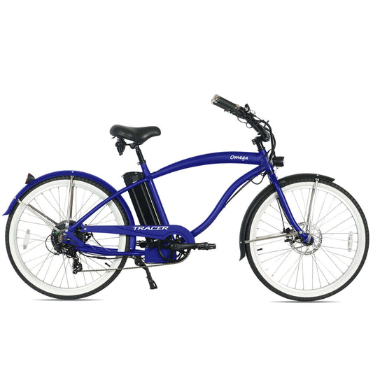 Tracer Omega Step Over Beach Cruiser Electric Bike