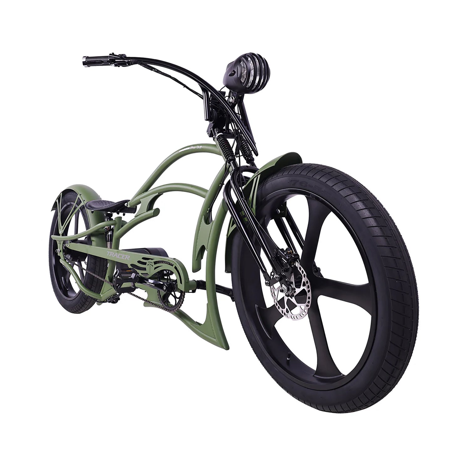 Tracer Raptor Pro DS Stretch Cruiser Electric Bike