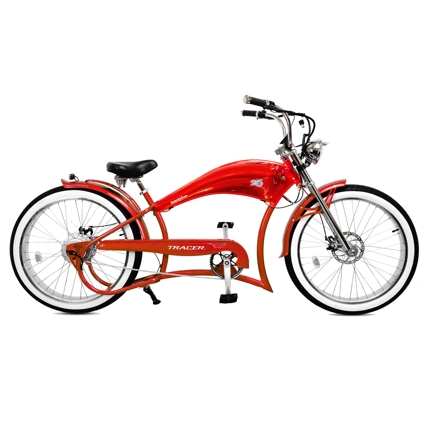 Tracer Twenty5 GT Fat Tire Cruiser Electric Bike