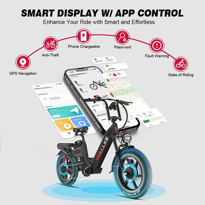 Wallke H7 Step-Thru Fat Tire Electric Bike