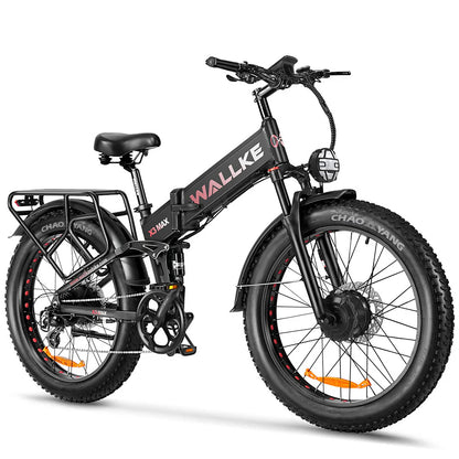 Wallke X3 Max Dual Motor Folding Fat Tire Electric Bike