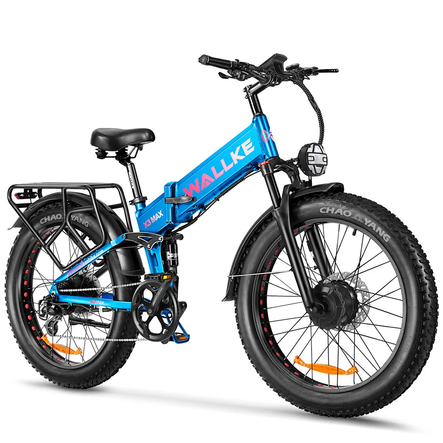 Wallke X3 Max Dual Motor Folding Fat Tire Electric Bike