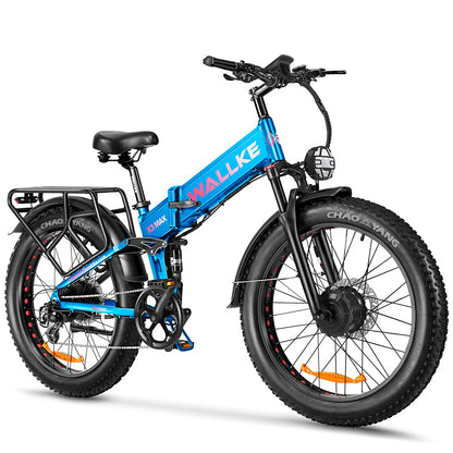 Wallke X3 Max Dual Motor Folding Fat Tire Electric Bike