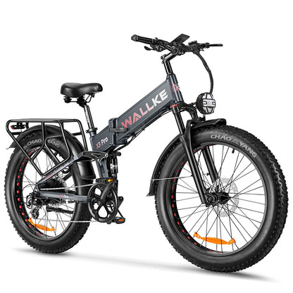 Wallke X3 Pro Single Motor Folding Fat Tire Electric Bike