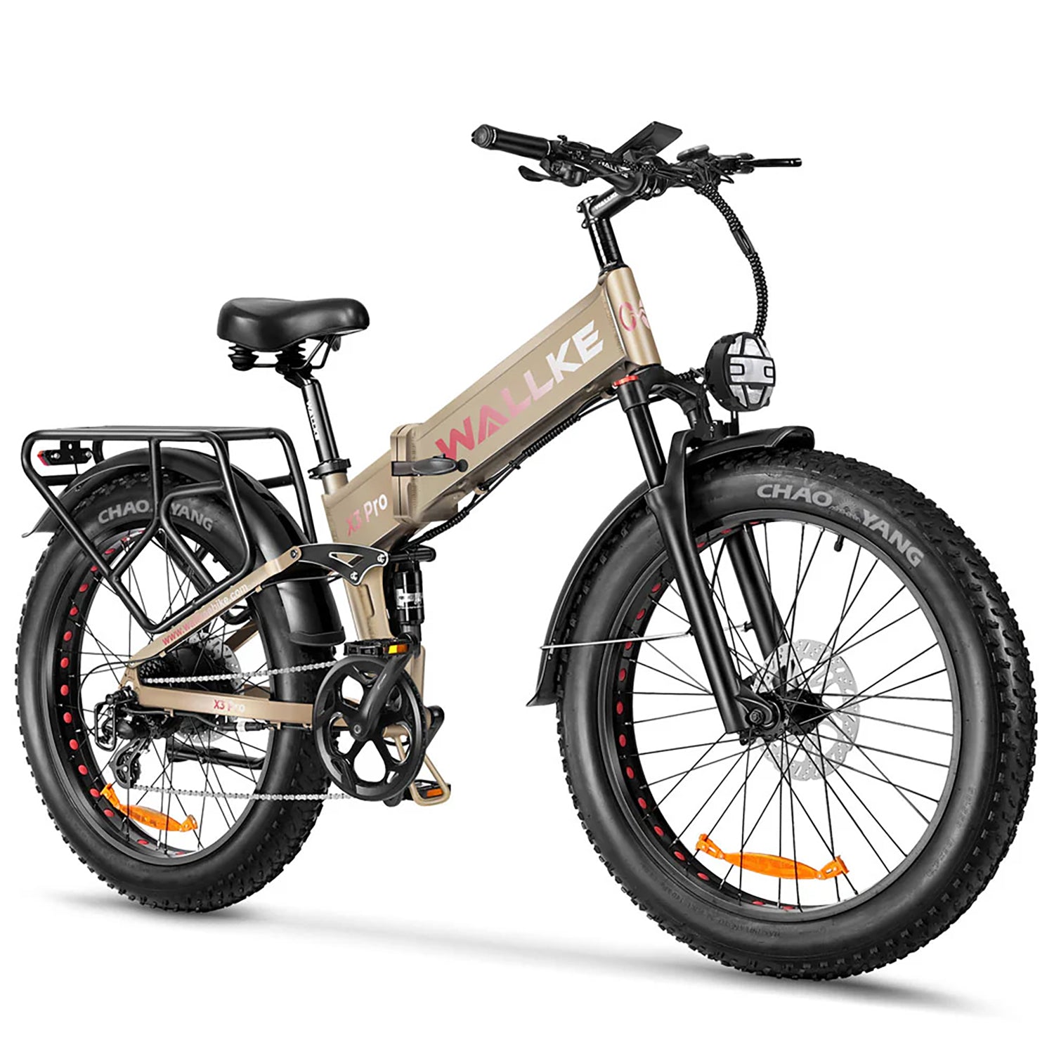 Wallke X3 Pro Single Motor Folding Fat Tire Electric Bike