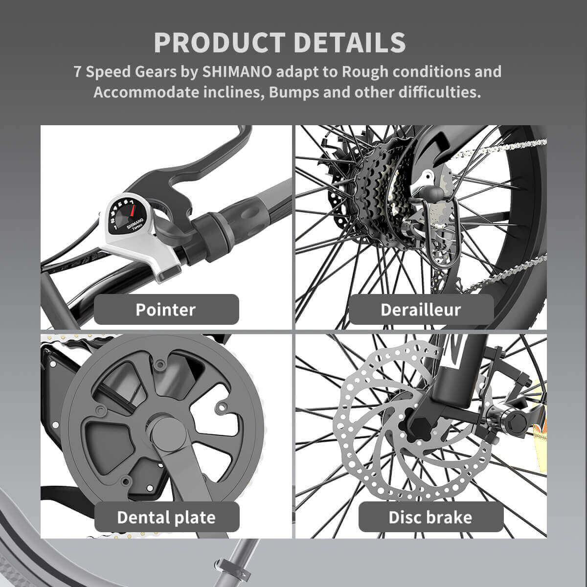 Ebike - Aostirmotor S18 48V 750W All Terrain Electric Mountain Bike