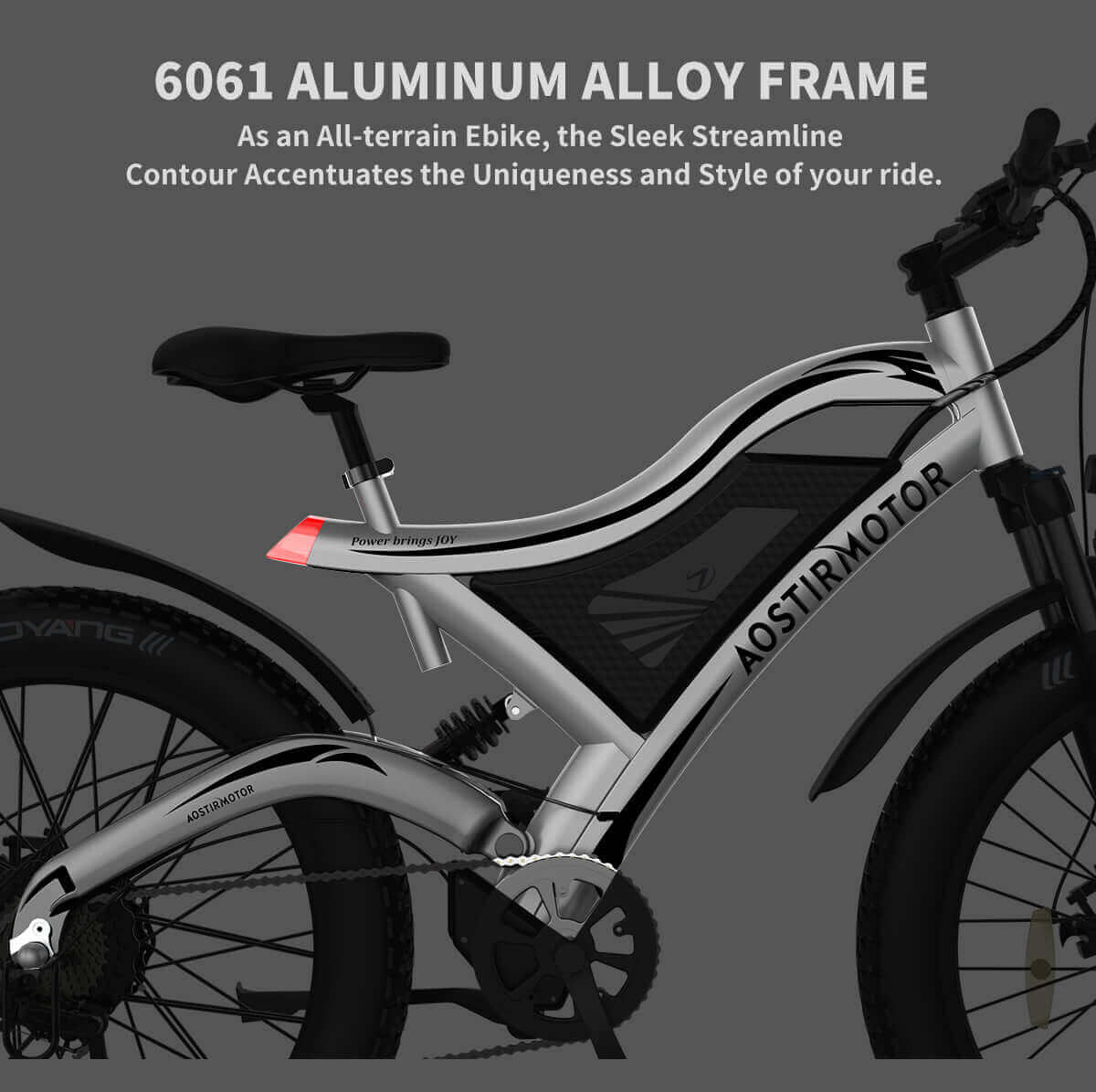 Ebike - Aostirmotor S18 Fat Tire All Terrain Electric Mountain Bike