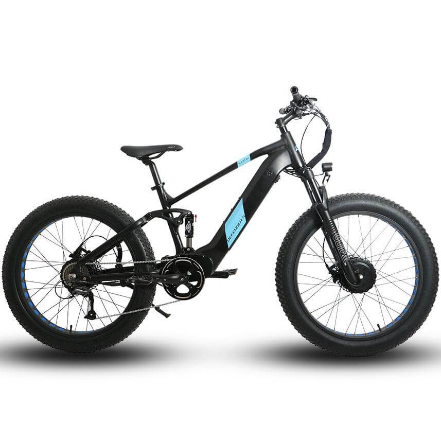 Ebike - Eunorau Defender S 48V 1500W All-Wheel Drive Electric Bike