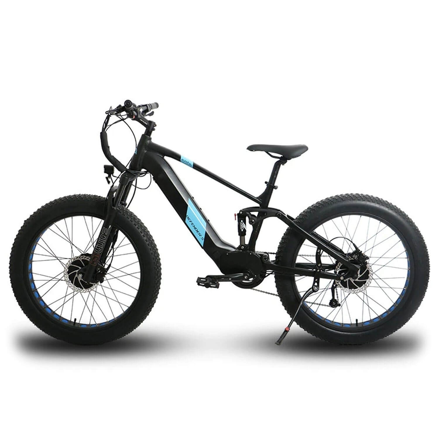 Ebike - Eunorau Defender S 48V 1500W All-Wheel Drive Electric Bike