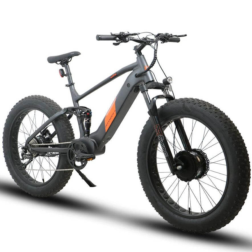 Ebike - Eunorau Defender S 48V 1500W All-Wheel Drive Electric Bike