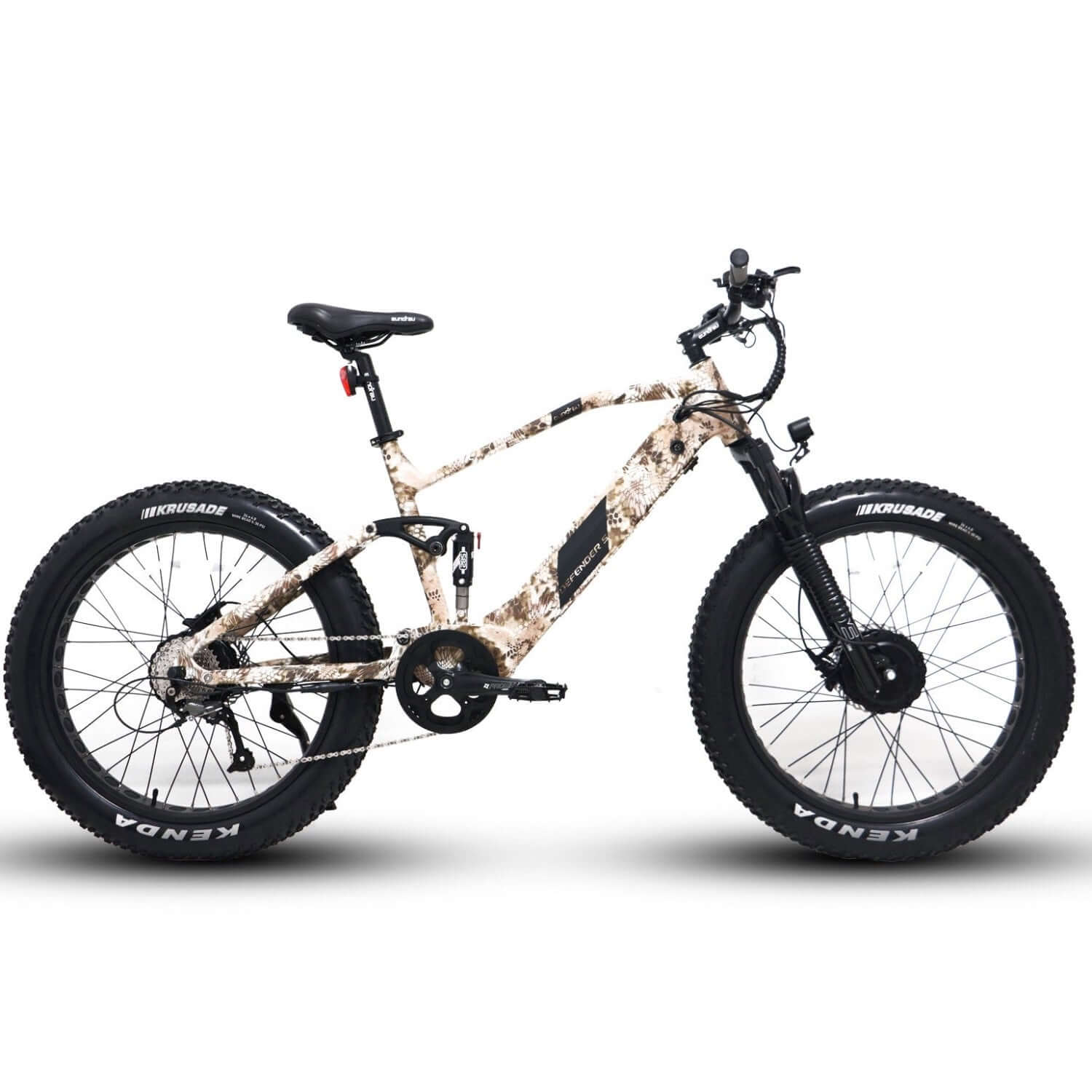 Ebike - Eunorau Defender S 48V 1500W All-Wheel Drive Electric Bike