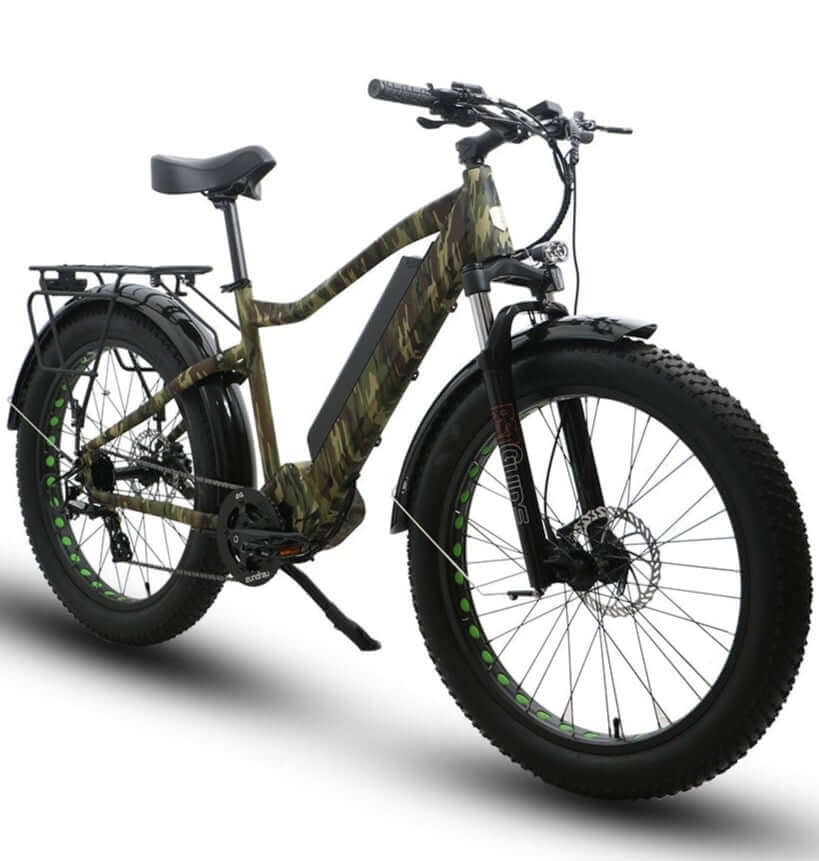 Ebike - Eunorau FAT-HD 48V 1000W Mid-Drive Hunting/Fishing Electric Bike