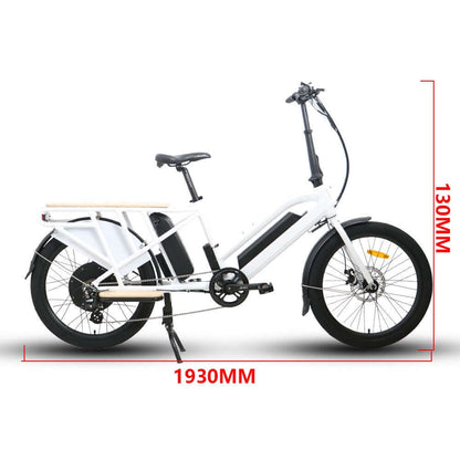 Ebike - Eunorau MAX Cargo 48V 750W Family/Delivery Electric Bike