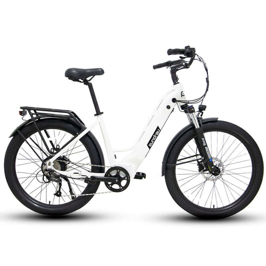 Ebike - Eunorau META275 Low Step Cruiser Electric Bike