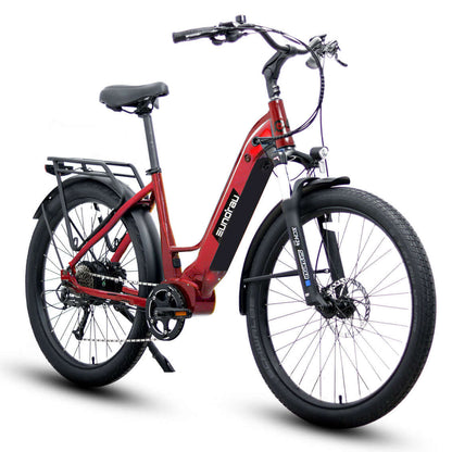 Ebike - Eunorau META275 Low Step Cruiser Electric Bike