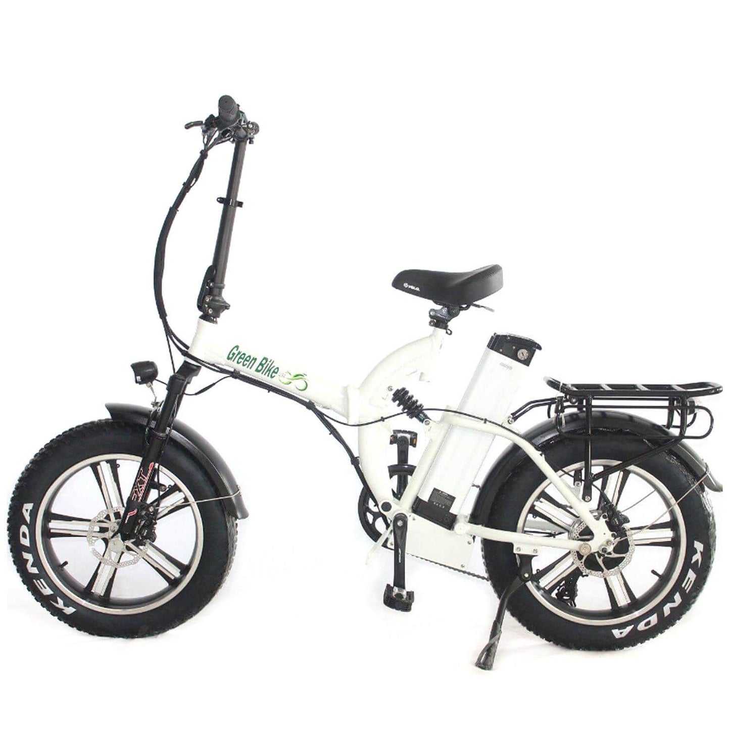 Ebike - Green Bike USA GB750 MAG 48V 750W Fat Tire Cruiser Electric Bike