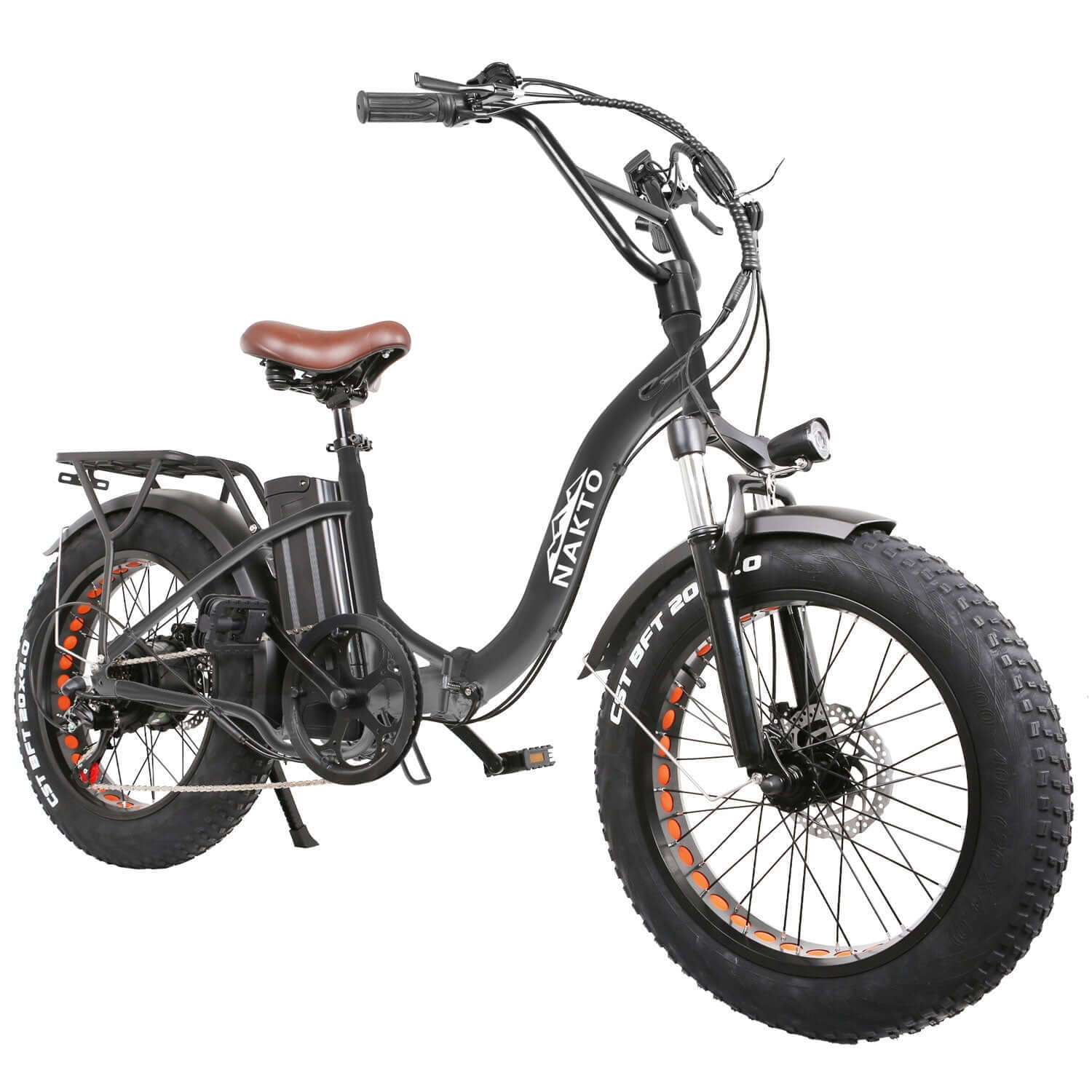 Ebike - Nakto 20" OX Steady Fat Tire Folding Electric Bicycle