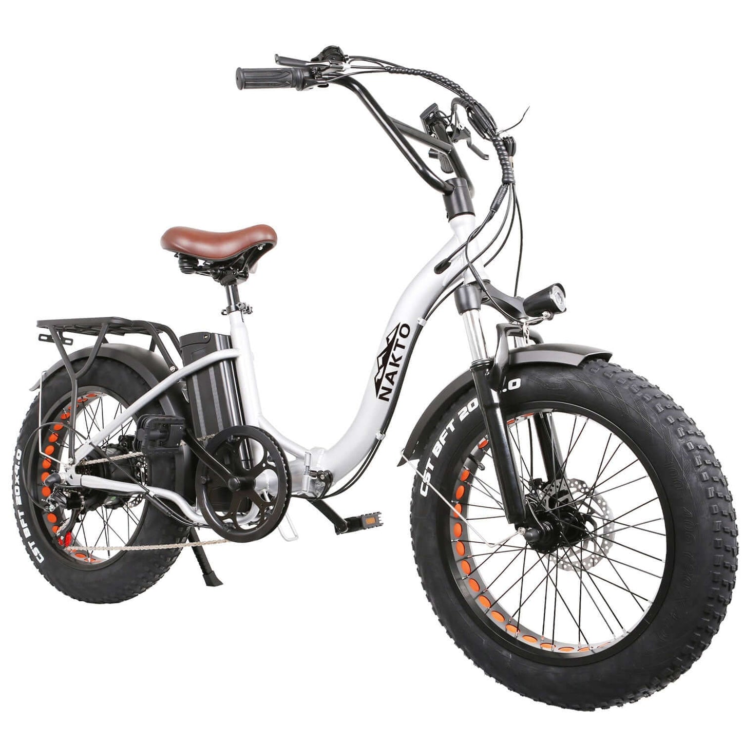 Ebike - Nakto 20" OX Steady Fat Tire Folding Electric Bicycle